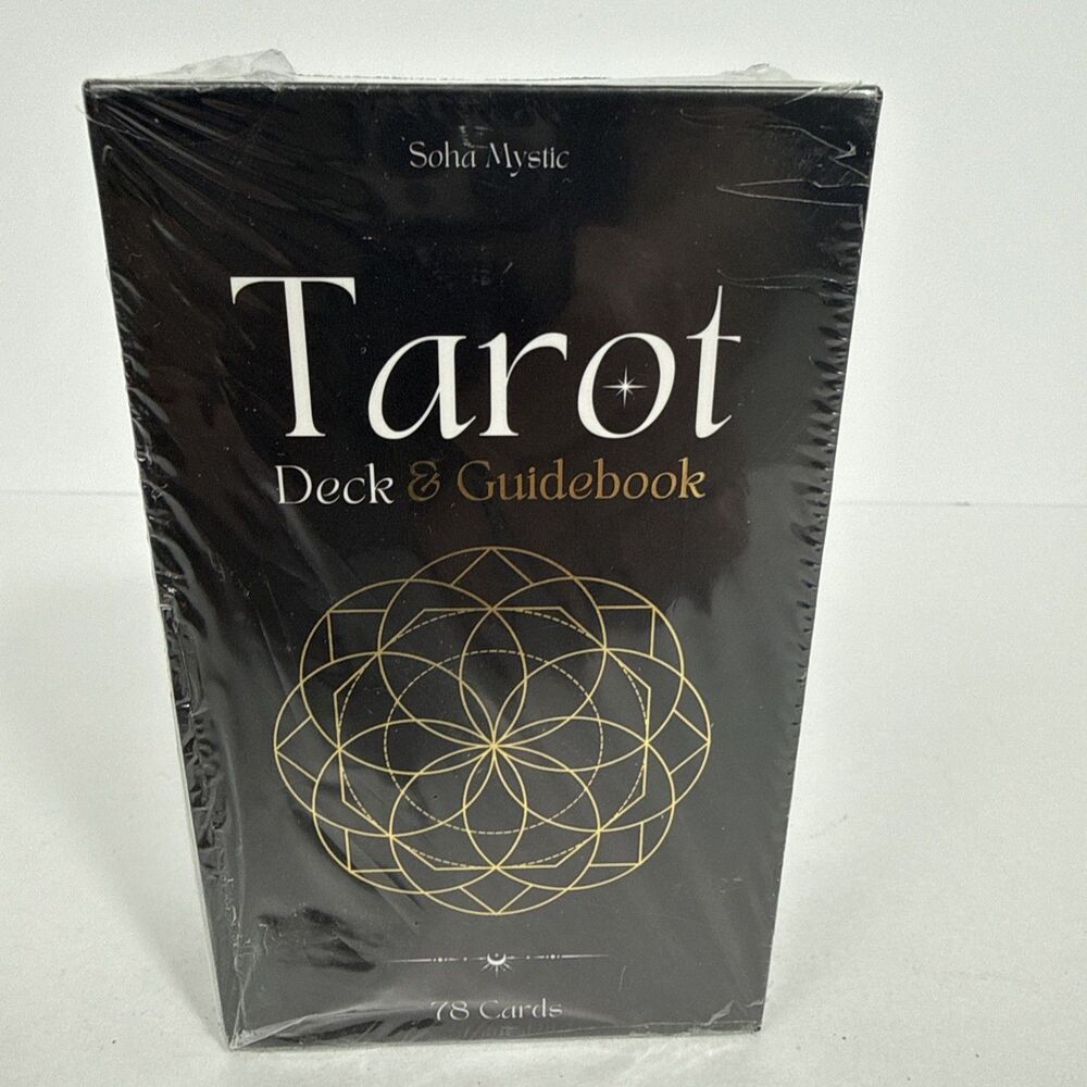 SOHA Mystic Tarot Deck with Guidebook - Full 78-Card Tarot Card Deck Set